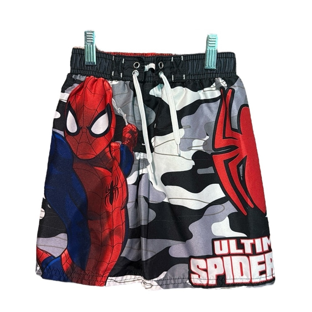 💰BOGO FREE Boys’ Marvel Comics Ultimate Spider-Man Swim Trunks 4-5
